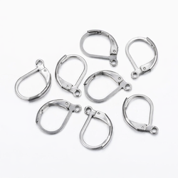 Bigle zamknięte okrągłe Stal Chirurgiczna 16x10.5mm