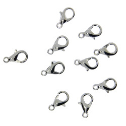 Zapięcie Karabińczyk Platynowy 10mm Biżuteria DIY