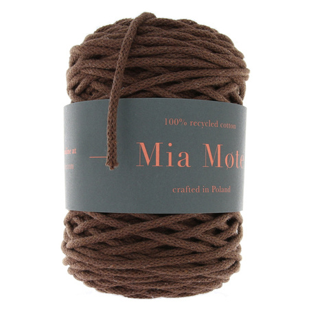 Mia Mote™ Lush Line Sznurek bawełniany 5mm zirconium Nowy Splot