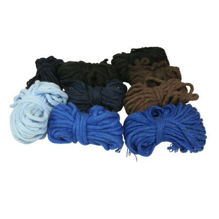 Outlet / Sznurek Bawełniany Skręcany / do Makramy / Classic Eco Line / mix / 2/3/5 mm / 200g [590]