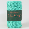Mia Mote™ Classic Line Sznurek bawełniany skręcany do makramy 5mm Malachite Green