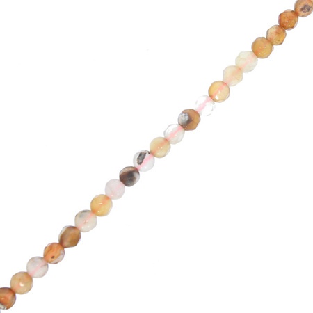 Karneol Kamień Jubilerski fasetowany kula 4mm