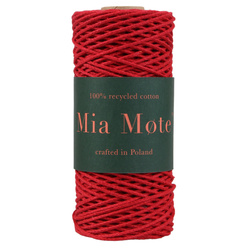 Mia Mote™ Petit Line Sznurek pleciony bawełniany 2mm Krokoit