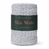 Mia Mote™ Classic Line Sznurek bawełniany skręcany do makramy 3mm basalt grit