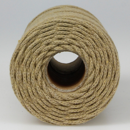 Mia Mote™ Petit Line Sznurek pleciony bawełniany 2mm Aragonite