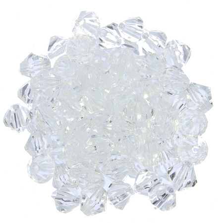 Koraliki Akrylowe Diamentowane Bicone Crystal 8mm 