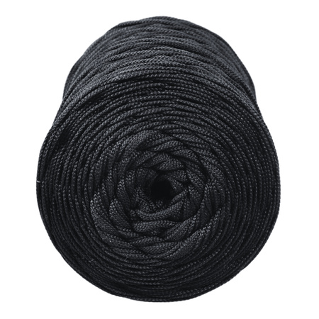 Mia Mote™ ByBag Line Outlet CUT Sznurek Poliestrowy płaski bez rdzenia czarny 3mm