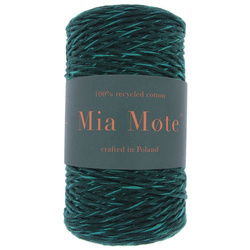 Mia Mote™ Classic Line Sznurek bawełniany skręcany do makramy 2mm heliotrope + malachite green