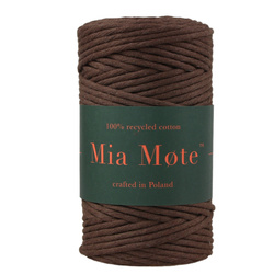 Mia Mote™ Classic Line Sznurek bawełniany skręcany do makramy 5mm Andalusite