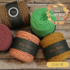 Mia Mote™ Lush Line Sznurek bawełniany 5mm green jasper Nowy Splot
