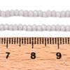Koraliki Fasetowane Kryształki Szklane Rondelle Jasny Szary 2.7x1.5mm