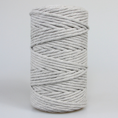 Mia Mote™ Classic Line Sznurek bawełniany skręcany do makramy 2mm Flaxy river stone