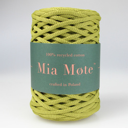Mia Mote™ ByBag Line Sznurek Poliestrowy płaski bez rdzenia Oliwkowy 5mm