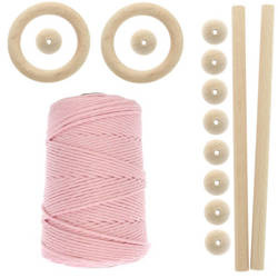 Zestaw do makramy dla początkujących 3mm z akcesoriami