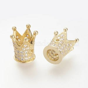  Przekładka Korona gold z cyrkonia 12x10mm