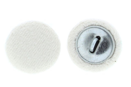 Guziki Tapicerskie Oblekane Obciągane Casablanca CS2301 Kość Słoniowa 20mm R32 10szt