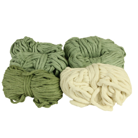 Outlet / Sznurek Bawełniany Skręcany / do Makramy / Classic Eco Line / mix / 2/3/5 mm / 200g [569]