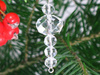 Kryształki Sople Szklane Crystal 40mm