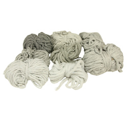 Outlet / Sznurek Bawełniany Skręcany / do Makramy / Classic Eco Line / mix / 2/3/5 mm / 200g [642]