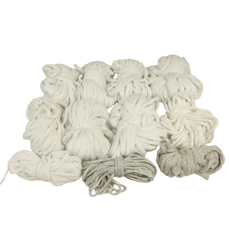 Outlet / Sznurek Bawełniany Skręcany / do Makramy / Classic Eco Line / mix / 2/3/5 mm / 200g [622]