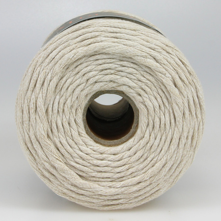 Mia Mote™ Classic Line Sznurek bawełniany skręcany do makramy 3mm light moonstone