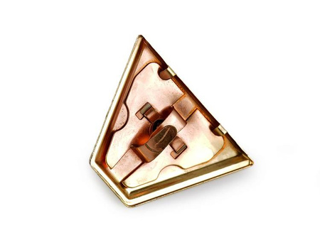 Zapięcie do Torebki klasyczne obrotowe złote 47x50mm