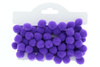 Taśma dekoracyjna z pomponami 20mm Pompon fioletowy 10mm