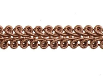 Taśma jedwabna dekoracyjna beżowy 10mm