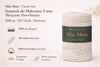 Mia Mote™ Classic Line Sznurek bawełniany skręcany do makramy 5mm light moonstone