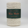 Mia Mote™ Classic Line Sznurek bawełniany skręcany do makramy 3mm light moonstone