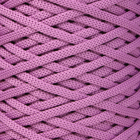 Sznurek poliestrowy płaski 5 mm bez rdzenia – do torebek i makramy, Fioletowy Jagodowy | Rose Beryl | Mia Mote™ ByBag