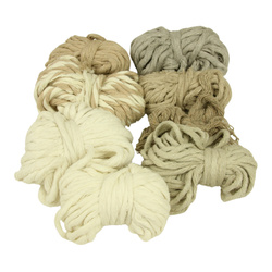 Outlet / Sznurek Bawełniany Skręcany / do Makramy / Classic Eco Line / mix / 2/3/5 mm / 200g [607]