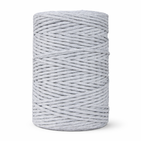Mia Mote™ Classic Line Sznurek bawełniany skręcany do makramy 3mm basalt grit