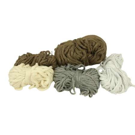 Outlet / Sznurek Bawełniany Skręcany / do Makramy / Classic Eco Line / mix / 2/3/5 mm / 200g [579]