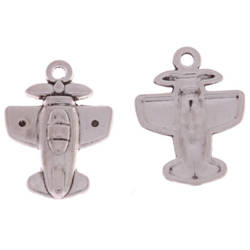 Zawieszka charms wisior samolot 19.5x14.5mm