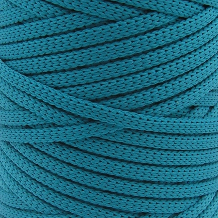 Mia Mote™ ByBag Line Sznurek Poliestrowy matowy płaski bez rdzenia turkusowy 3mm