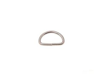 Półkole metalowe do torebki breloka 25x15x2.5 mm