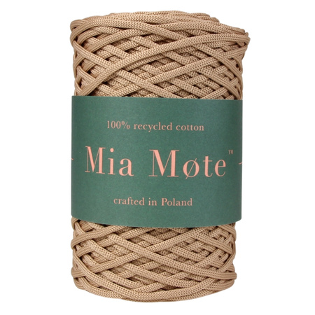 Mia Mote™ ByBag Line Sznurek Poliestrowy płaski bez rdzenia karmelowy 3mm