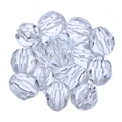 Kryształki Szlifowane Fasetowane Koraliki Akrylowe 14mm