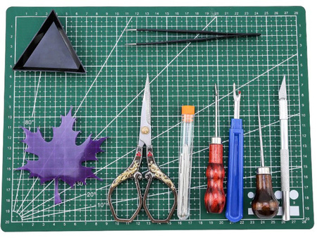 Mata do cięcia samogojąca format A5 modelarska podkładka z miarką techniczną 15x22cm 1szt