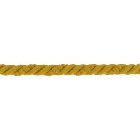 Sznurek Sznur Skręcany 100% Bawełniany złoty antyczny 6mm