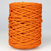 Sznurek poliestrowy płaski 3 mm bez rdzenia – do torebek i makramy, Pomarańczowy| Karneol | Mia Mote™ ByBag
