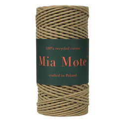 Mia Mote™ Petit Line Sznurek pleciony bawełniany 2mm Aragonite