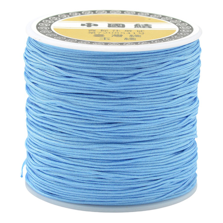 Sznurek Nylonowy 0.4mm do bransoletek kamieni Topliwy Błękitny