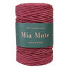 Mia Mote™ Classic Line Sznurek bawełniany skręcany do makramy 5mm ruby