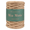 Sznurek poliestrowy płaski 5 mm bez rdzenia – do torebek i makramy, Karmelowy | Aragonite | Mia Mote™ ByBag