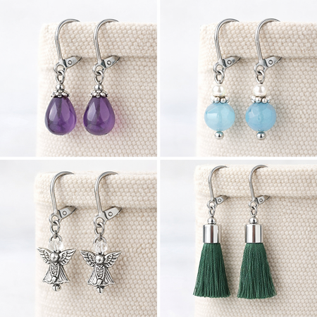 Bigle zamknięte okrągłe Stal Chirurgiczna 16x10.5mm