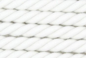 Lina Bawełniana Sznur Skręcany 3PLY 100% Bawełniany biały 10mm