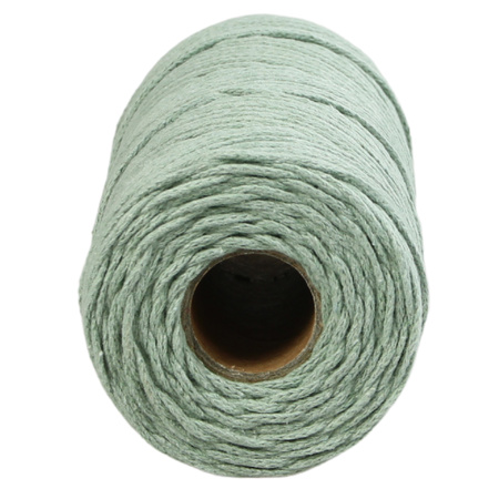 Mia Mote™ Petit Line OUTLET CUT  Sznurek pleciony bawełniany 2mm Oliwin Peridot