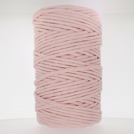 Mia Mote™ Classic Line Sznurek bawełniany skręcany do makramy 2mm Rose Quartz